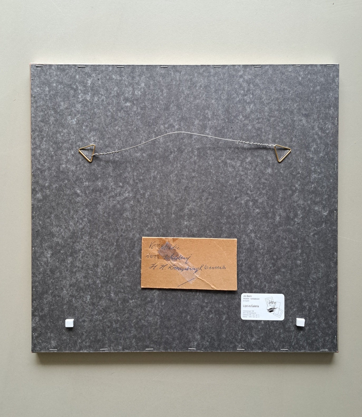 Harm Kamerlingh Onnes - aquarel studie van een huis