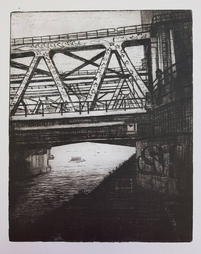 Albert Zwaan (1969) - Railway Bridge Over The Oumaas