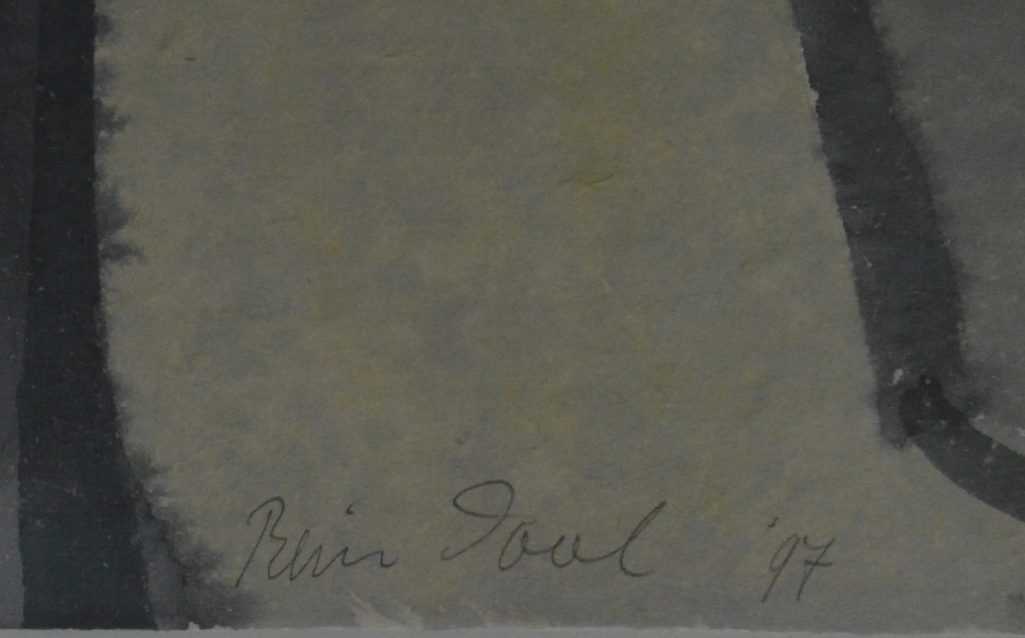 Rein Dool (1933) - Gouache On Paper, Signed, 1997 - Framed