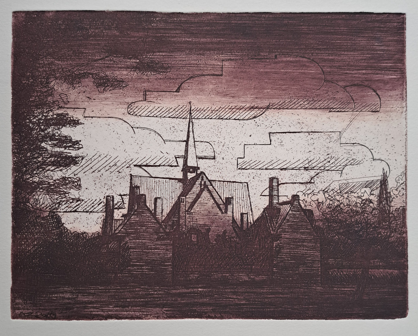 Albert Zwaan (1969) - Juliana Church - Earlier State, Before The Felix The Cat Head