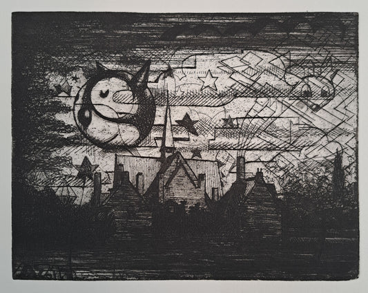 Albert Zwaan (1969) - Juliana Church - Later State, With The Felix The Cat Head