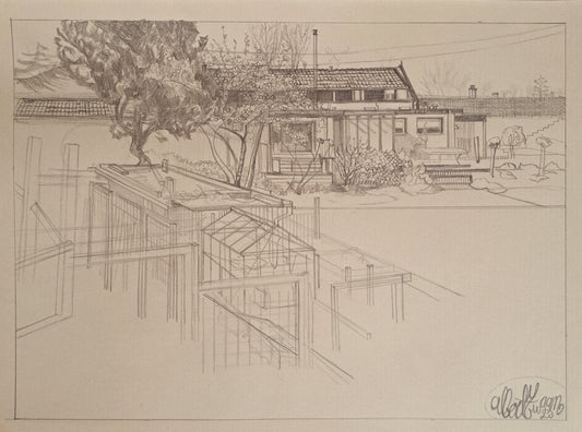 Dijkhuis op de hoek, Zanddijk/Wieldrechtse Zeedijk - Dordtse Biesbosch