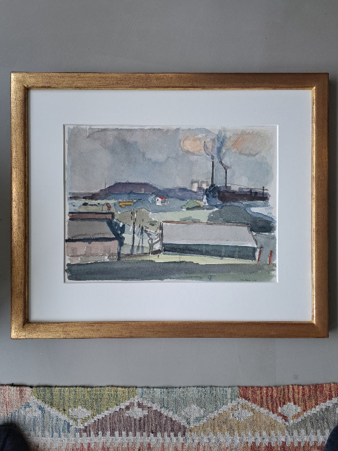 Otto B. De Kat - Landschap met fabrieken