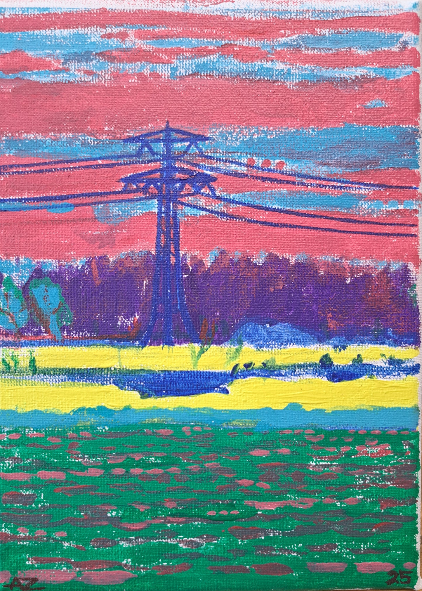 Bomenrij van het Elzenbos - Dordtse Biesbosch