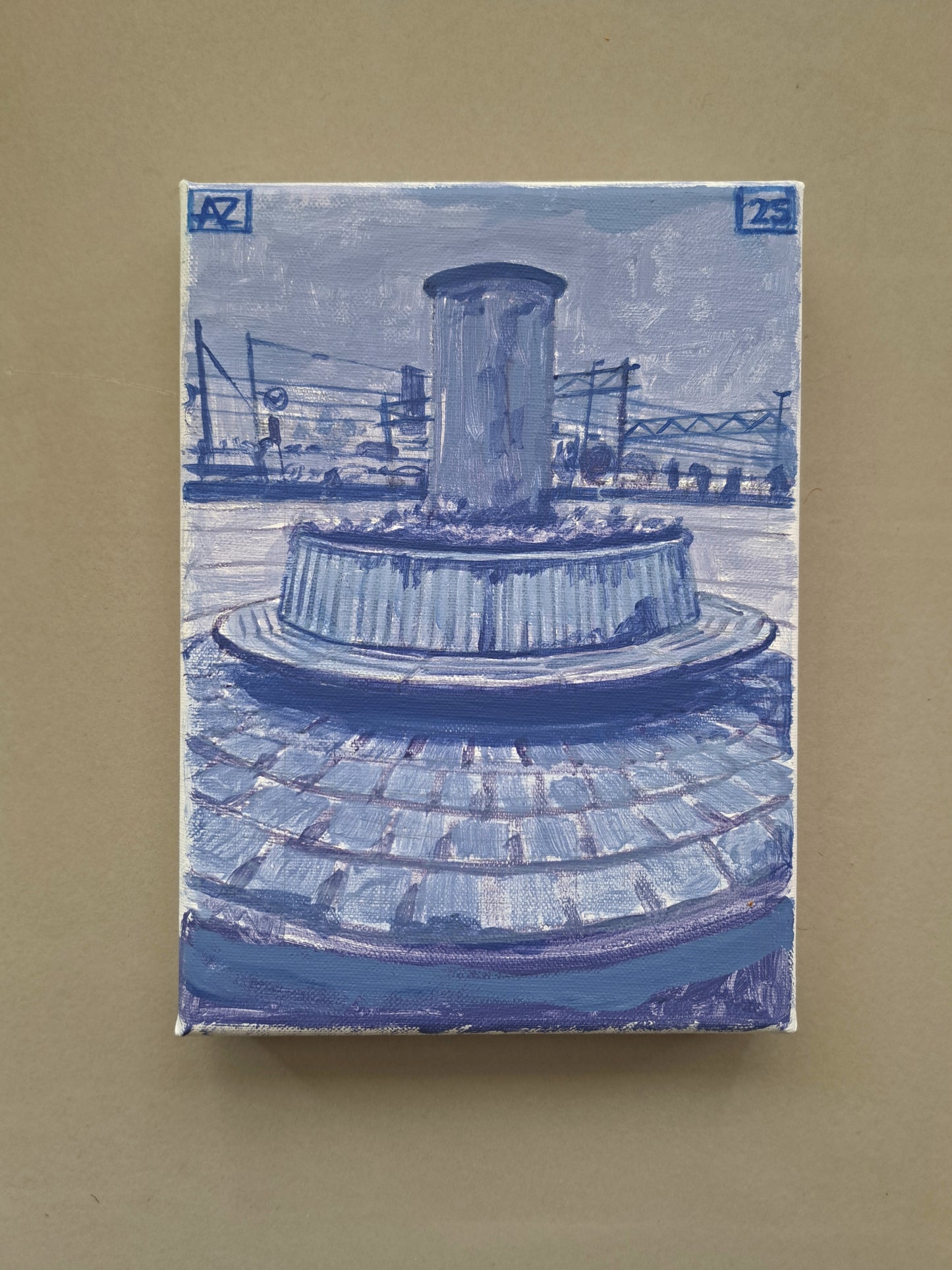 Ronde stadsbank hoek, Spuiweg/Burgemeester de Raadtsingel