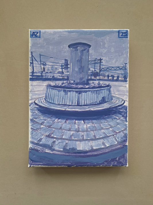 Ronde stadsbank hoek, Spuiweg/Burgemeester de Raadtsingel