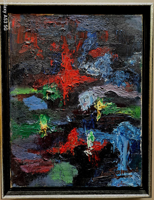 Jan Harmannus Lambeck (1904-1984) - abstract schilderij