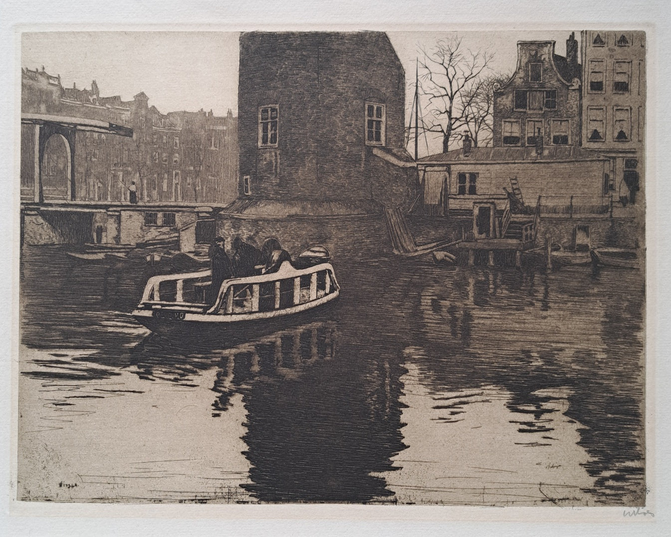 Willem Witsen - De overhaal bij de Montelbaanstoren