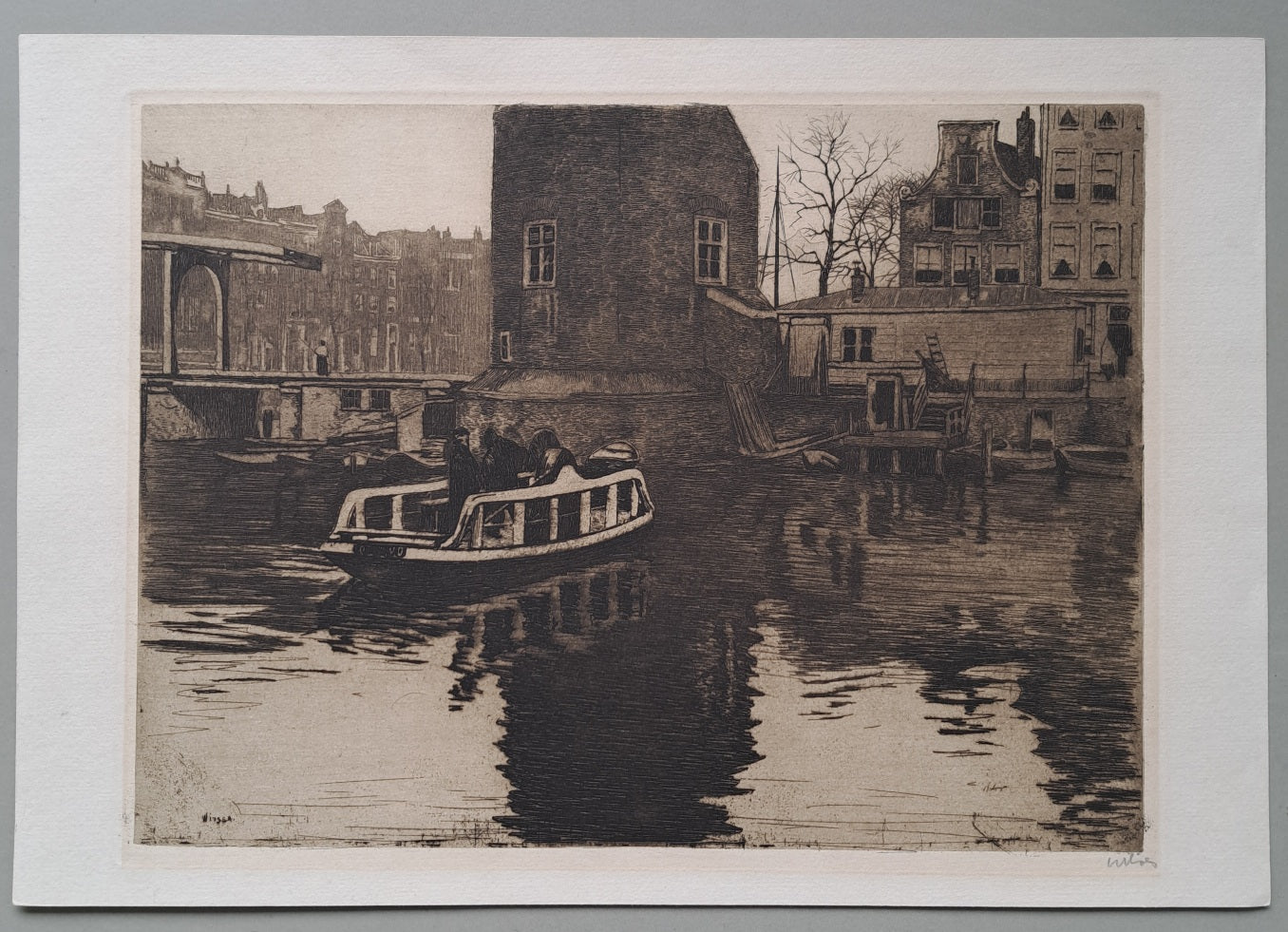 Willem Witsen - De overhaal bij de Montelbaanstoren