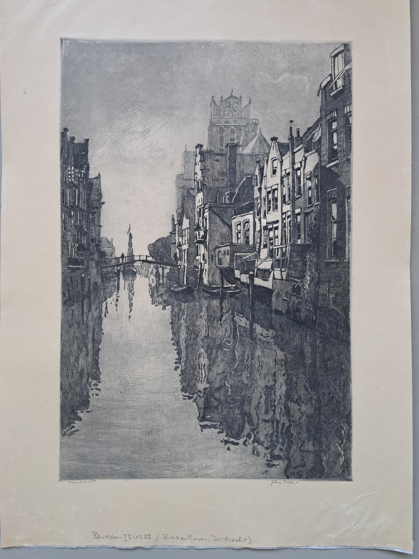 Jan Sirks - De Voorstraathaven in Dordrecht