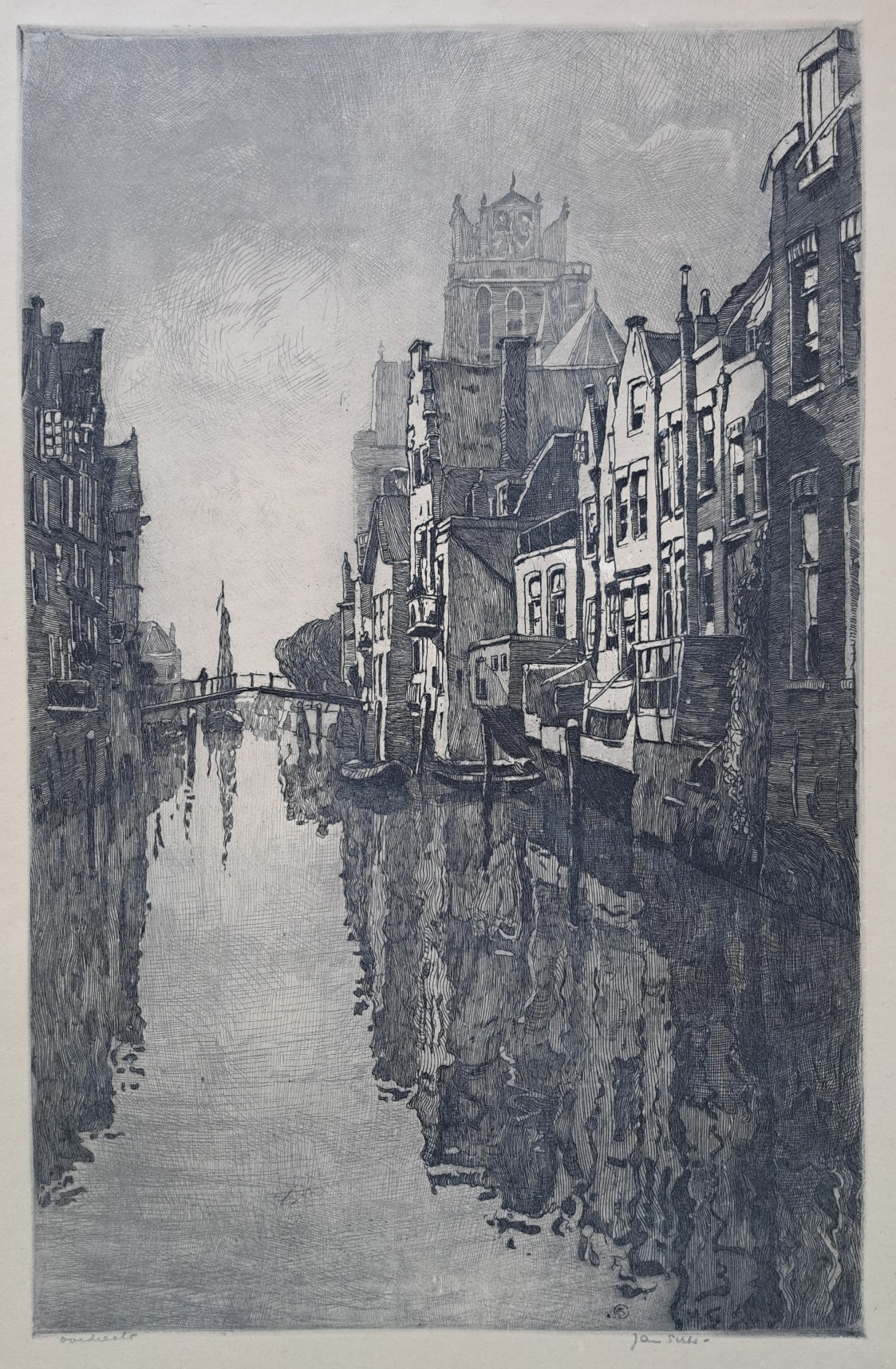 Jan Sirks - De Voorstraathaven in Dordrecht