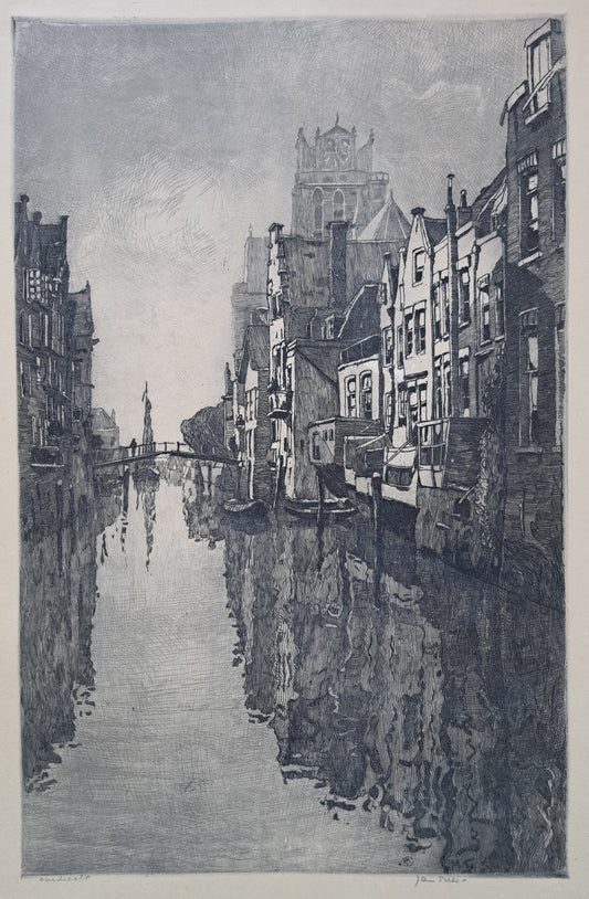 Jan Sirks - De Voorstraathaven in Dordrecht