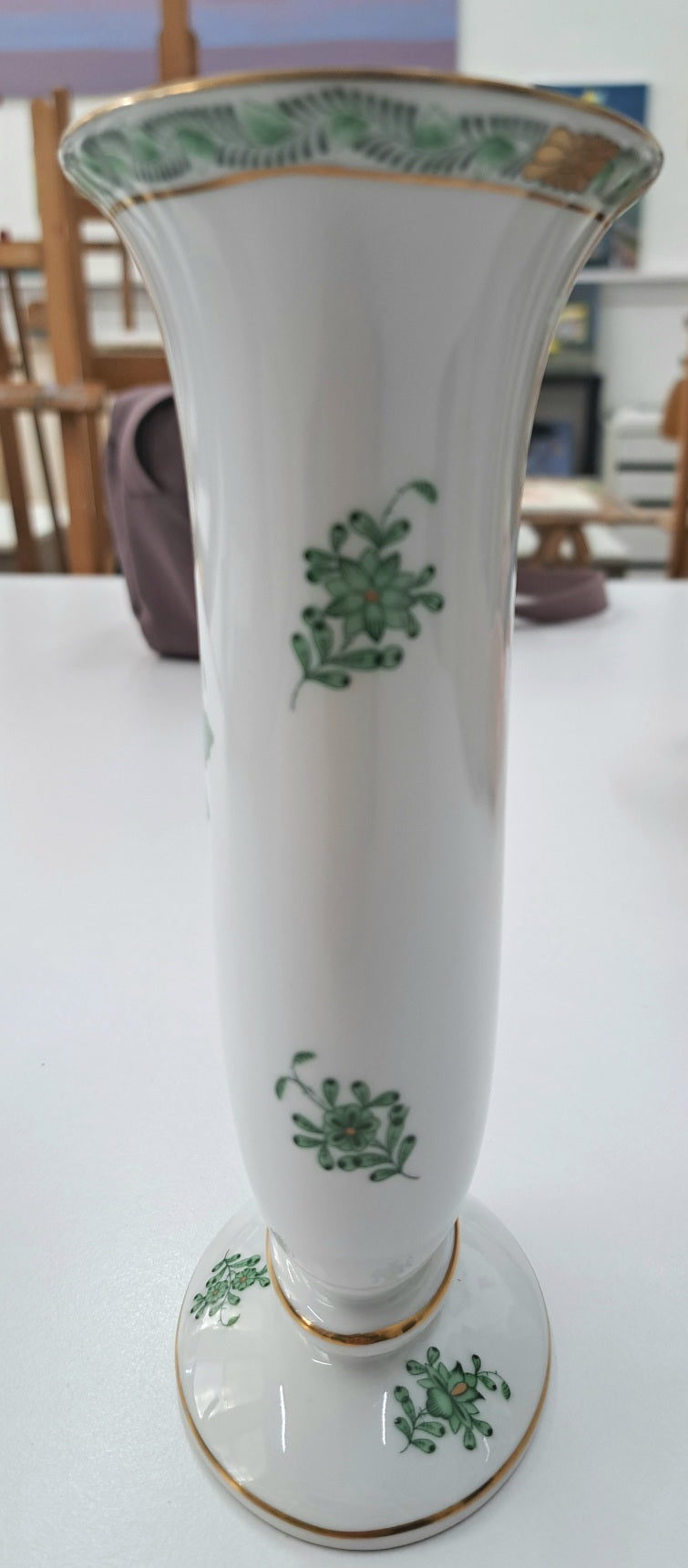 Herend vaas Apponyi Green 20 cm