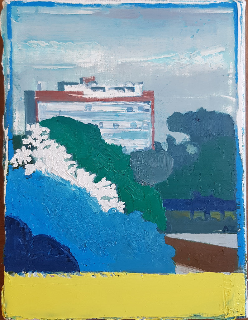 Albert Zwaan (1969) - View From The Office Window