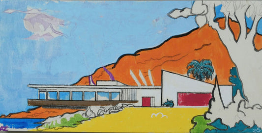 Albert Zwaan -Landschap van de Klare Lijn