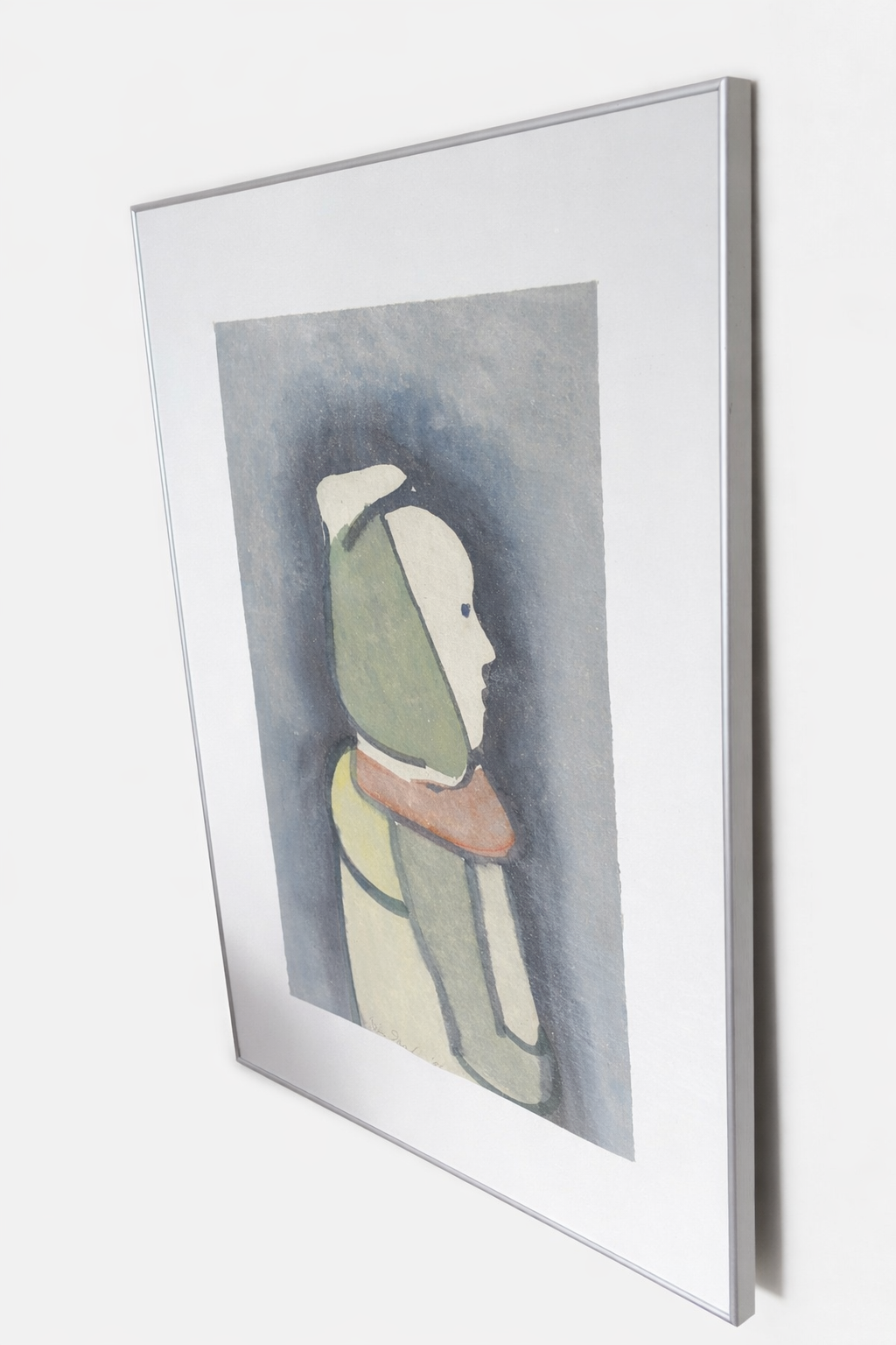 Rein Dool (1933) - Gouache On Paper, Signed, 1997 - Framed