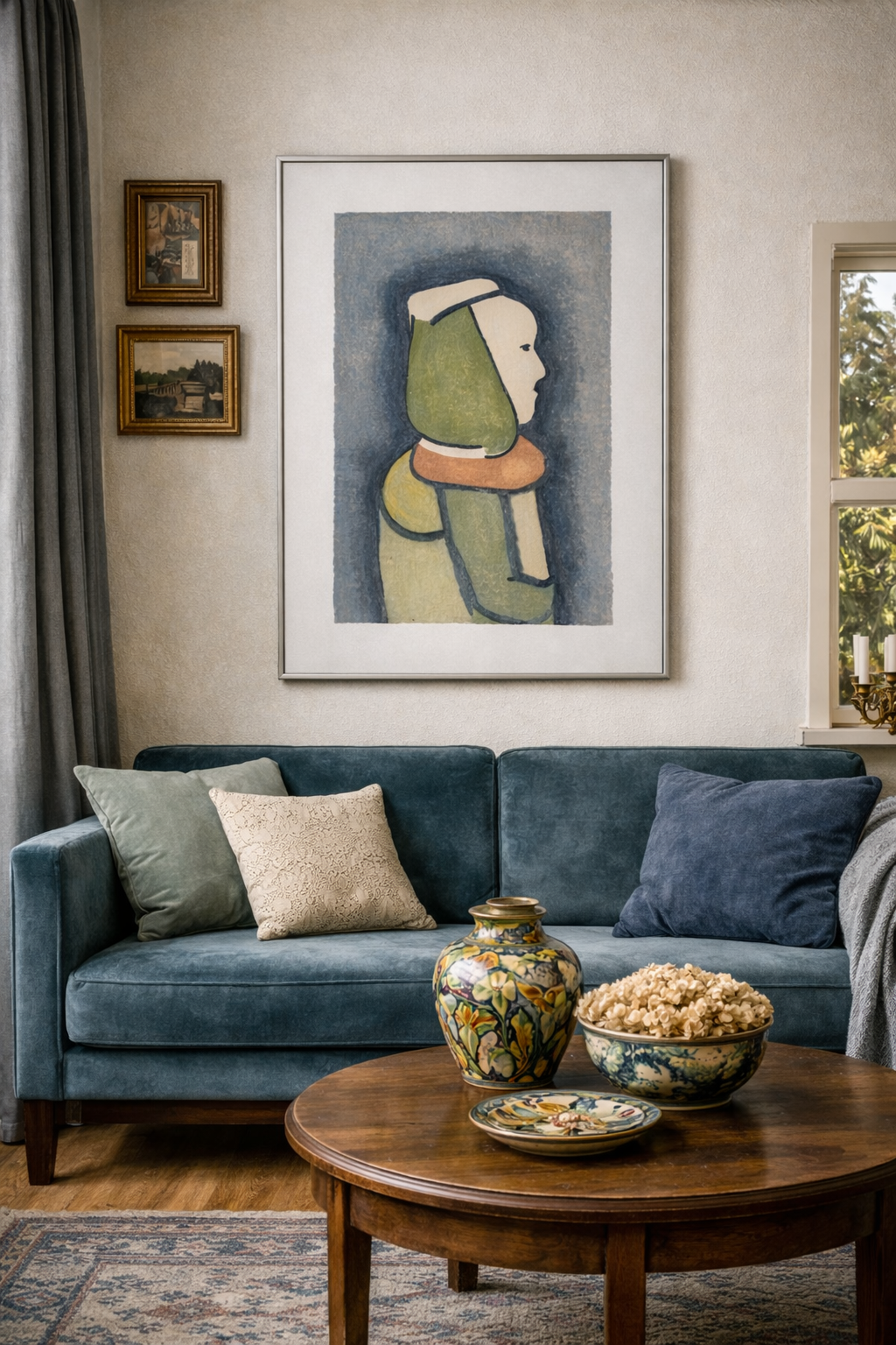 Rein Dool (1933) - Gouache On Paper, Signed, 1997 - Framed
