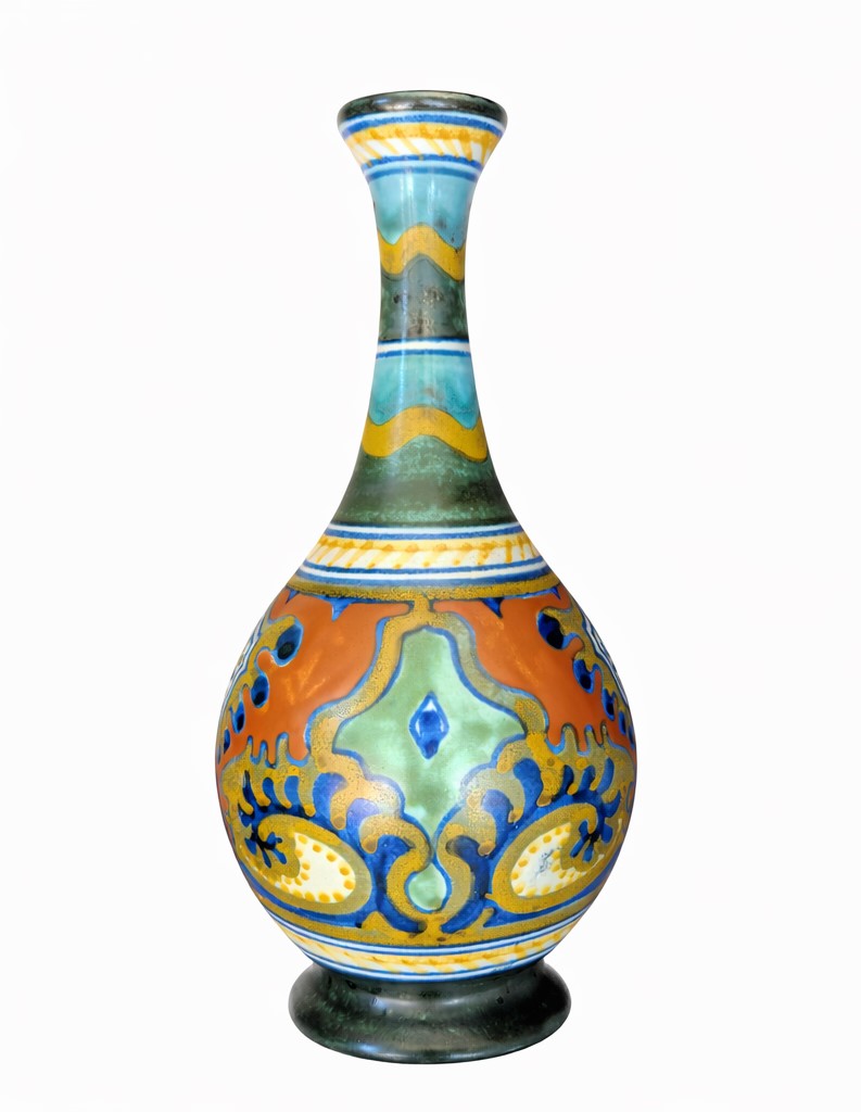 Plateelbakkerij Zuid-Holland - Vase - Model No. 137 - Rhodian Decor