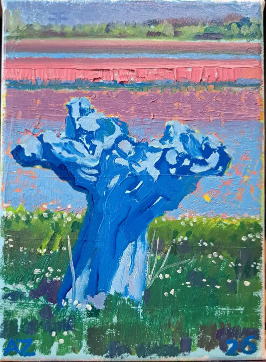 Albert Zwaan (1969) - Knotwilg aan de Zanddijk - Dordtse Biesbosch