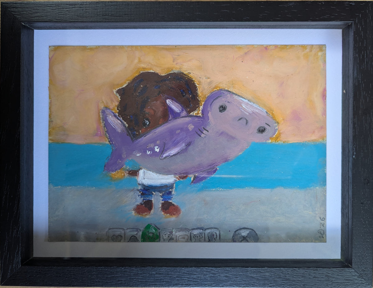 Vlada Darenenkova (1985) - May I Play Toca Boca / Boy with Fish