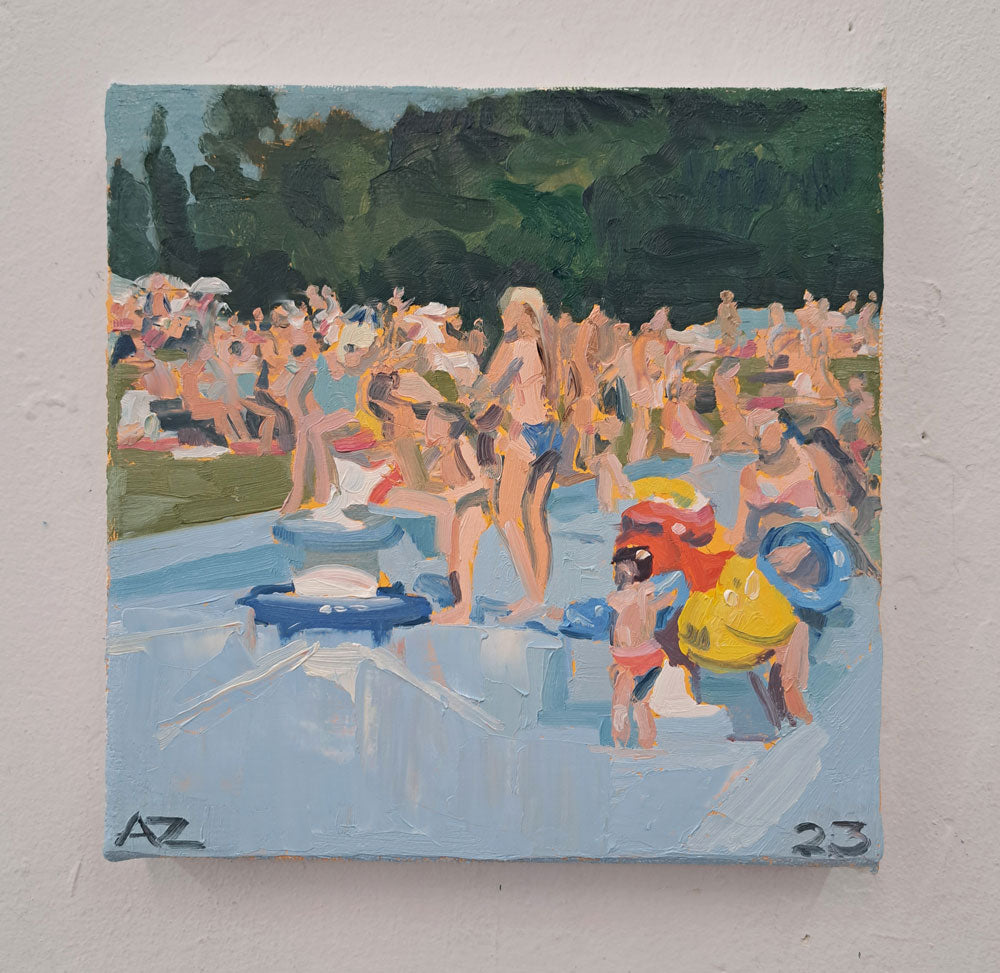 Albert Zwaan (1969) - A Hot Day At The Swimming Pool