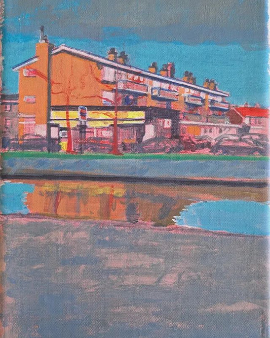 Benzinepomp aan de Nassauweg